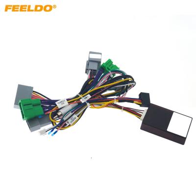 China Car Audio Wiring Harness With Canbus Box For Volvo S60 XC60 V60 06-12 16pin CD/DVD Aftermarket Installation Wire Stereo Adapter for sale