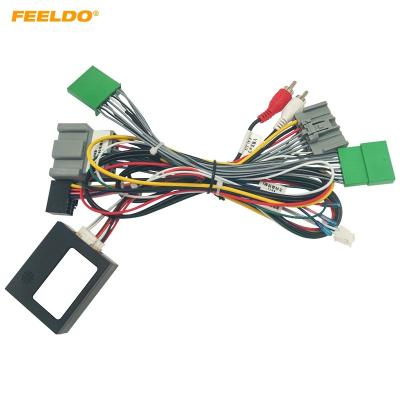 China Car Android 16 PIN Power Wiring Harness Car Cable With Canbus For Volvo XC90 08-13 Car Power Audio Cable Connector for sale