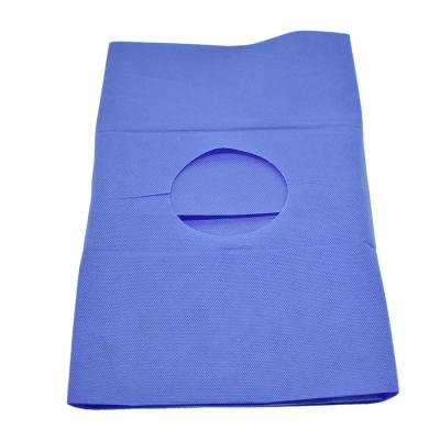 China PP+PE Eye Drape Packs With Hole For Ophthalmology Surgery In China Factory Supply Sterile Disposable Blue for sale