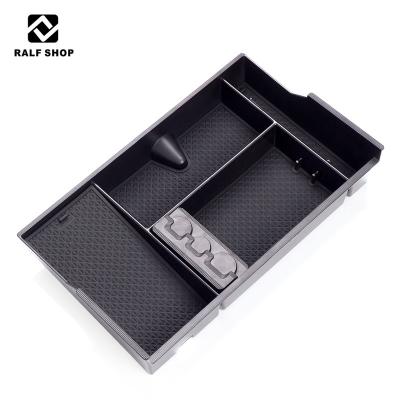 China Wholesale High Temperature Resistance Car Storage Organizer Center Console Armrest Box Tray For Toyota Tundra Storage Box for sale