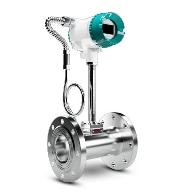 China Vortex Flow Meter Price Compress air Nitrogen Saturated Overheat Steam Flowmeter Gas Flow Meter for sale