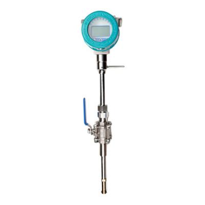 China 4-20mA/Pulse/RS485 Common Steady-state Gas Insertion Connection Flowmeters Thermal Gas Mass Flow Meter for sale