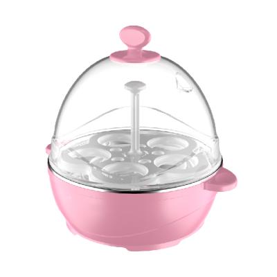 China Commercial New Arrivals Pink Food Grade PP And Stainless Steel Base Poached Egg Steamer For Kitchen for sale