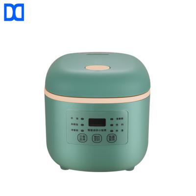 China Hotel Good Quality Time Preset Keep Warm Multifunctional Green 1.2L Rice Cooker Mini For Household for sale