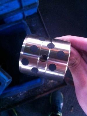 China Buje sólido del eyector del lubricante, buena resistencia de desgaste del transporte sin aceite en venta