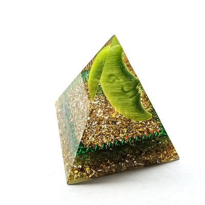 China Wholesale China Tree of Life Orgonite Pyramid Healing Various Stones Crafts Natural Reiki Orgone Crystal Pyramid for Spiritual Healing for sale