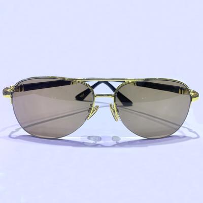 China China Hot Sale Brand Natural Crystal Sunglasses Wholesale Customizable Unisex Curved Sunglasses for sale