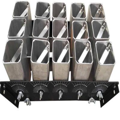 China FIESTA 2'' 20 shots square shape metal Aluminium alloy mortar fireworks display racks FPDR001 for sale