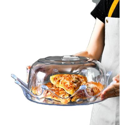 China Clear Plastic Freshness Keeping Custom Food Cover Display Tray Cake Tray for sale