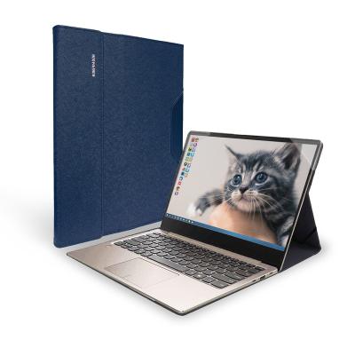 China Business PU Leather Hard Shell Cover 15 Inch Laptop Protective Case For Samsung Galaxy Book S for sale