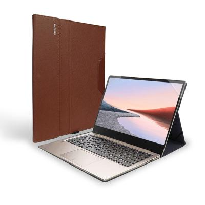 China Business PU Leather Hard Shell Cover 14 Inch Laptop Protective Case For HP Chromebook 14-caXXX for sale