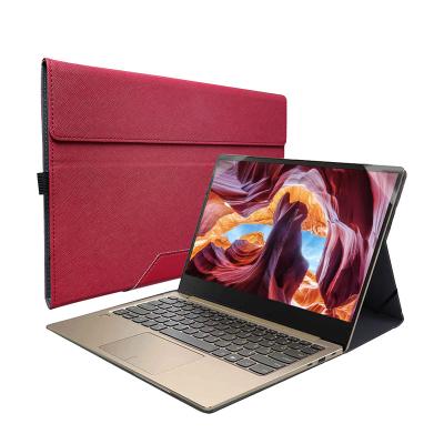 China Business Honeymoon Case Cover For Apple MacBook Air/pro 13 15 16 inch PU Folio Leather Stand Hard Shell Protective Accessories for sale