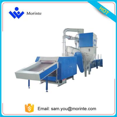 China Nylon carpet recycling machien for plastic granules for sale