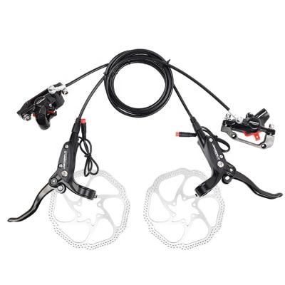 China Durable Customized Magnetic Induction Power-Up Front Near Oil Disc Brake Calipers For Battery Electric Bicycle Scooter for sale