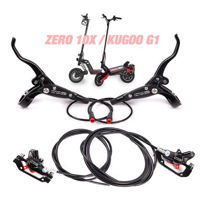 China Ebikes/ Front Rear Right Left Electric Scooter Magnetic Induction Scooter Folding Bike Hydraulic Disc Brake Calipers Kit Zero10X for sale