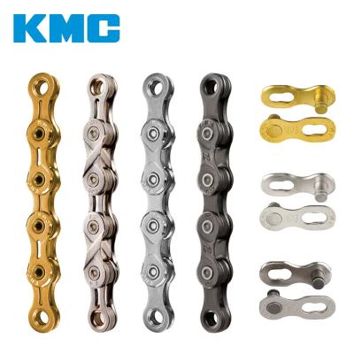 China Hi-Performance KMC Gold Genuine Silver 6 8 9 10 11 12 126 136 X8/X9/X10/X1 116 Gear Links Bike Chains For MTB Road Bike for sale