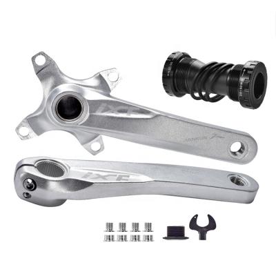 China Mountain Bikes 104BCD 170mm Aluminum Alloy MTB Road Bike Crankset Bicycle Crank Other Bicycle Parts for sale