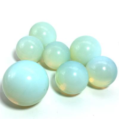 China Wholesale Europe Natural White Crystal Spheres And Decoration Transparent Chakras Opal Ball for sale