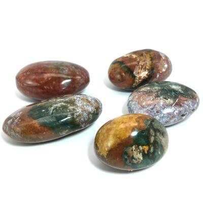 China Wholesale Natural Europe Hand Pieces Sea Jade Crystal Stones For Healing Ocean Jasper Hand for sale