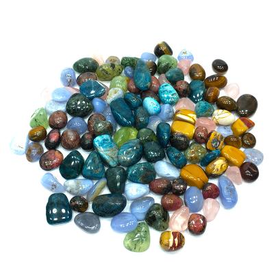 China Europe Healing Natural Crystal Polished Tumble Stones 1kg Agate Fluorite Quartz Crystals Tumbles for sale