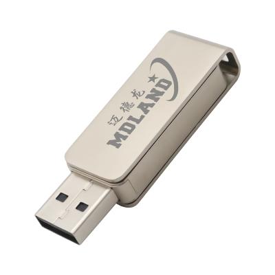 China Rotation Design Custom Bulk Cheaper Price Metal U Disk Computer 2.0 3.0 USB Flash Drive 1GB 2GB 8GB 32GB 64GB for sale