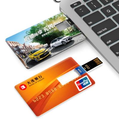 China Plastic Wholesale Cheap Business Card 32gb 64gb Memory Stick 128gb 256gb Pendrives Cheaper Credit Card Form Usb Flash Drive With Logo for sale