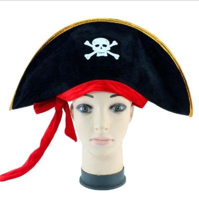 China Pirate Party Hat Pirate Party Hat Captain Props Props Props Halloween Masquerade Cosplay for sale