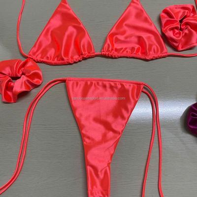 China Plus Size Famous Brand Set Designer Swimwear Three Piece Thong Bikini Thong Bikini Set Swimsuit for sale