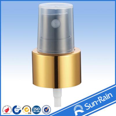 China Sunrain Cosmetic aluminium plastic water Fine Mist Sprayer smooth closure for sale