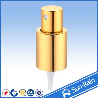 China Cosmetics Gold Fine Mist Sprayer for Plastic Bottle 20/415 24/415 for sale