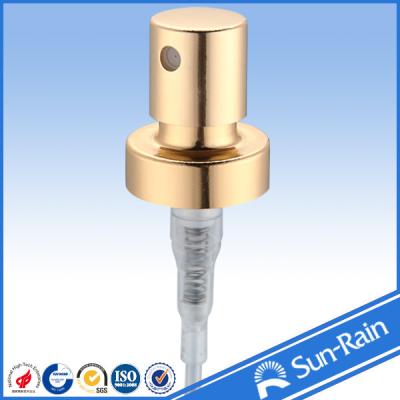 China Bright gold metal Perfume Pump Sprayer / metal crimp sprayer for perfume for sale