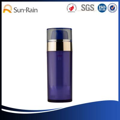 China Purple Pink Plastic cosmetic lotion bottle for skin care Products 30ml 50ml for sale