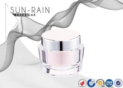 Chine Le cosmétique en plastique de mini espace libre crème rose de pot cogne la bouteille pour le soin 15ml 30ml SR-2398A d'oeil à vendre