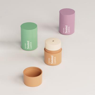 China Customized 15g Rotate Lip Gloss Lip Mask Lip Plastic Blush Stick Solid Balm Deodorant Tube Makeup Container Pp Sealed Lipstick Bottle for sale