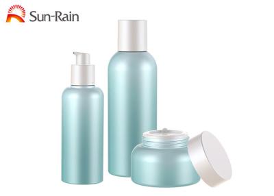 China PET Cosmetic Bottle Set Personal Care Skin Care Cream Jar Bottle for sale