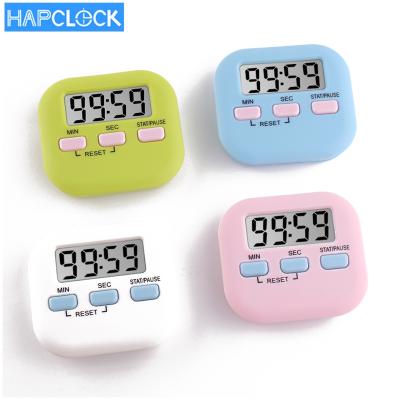 China Mini Electronic Countdown Magnetic Digital Kitchen Safe Sustainable Plastic Portable Small Timer For Promotio for sale