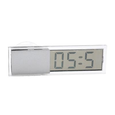 China Antique Style Mini Transparent Car Auto Clock With Digital LCD Display for sale