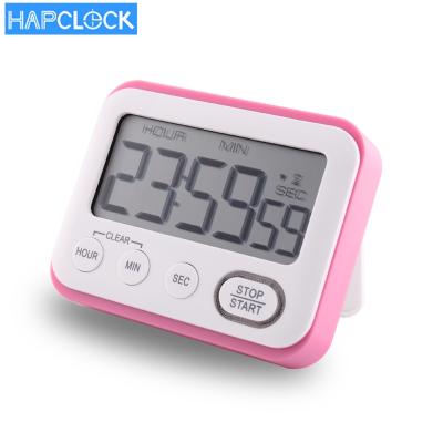 China 24 Hours Instant Large Digital Display Countdown Mute Timer LED Kitchen Timer with Magnet for sale