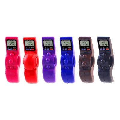 China Family Factory Supplier Led Finger Tasbeeh 5 Counter Digital Tasbih Beads Counter10 Color Electronic Hand Tally Counter Muslim for sale