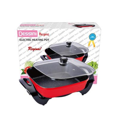 China Outdoor Household Multi Pot 220v 1500w Kitchen Appliances Large Capacity Frying Pan Electric Frying Pan for sale