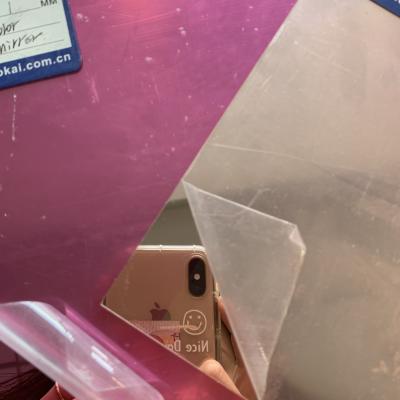 China Non-Toxic Decorative 1mm Mirror Acrylic Sheets for sale