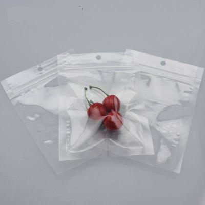 China 12 *17cm transparent ziplock bag zipper bag flowers and plants tea bags electronic pack for sale