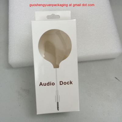 China Paper Box with Clear Window for Packaging Audio Dock for sale