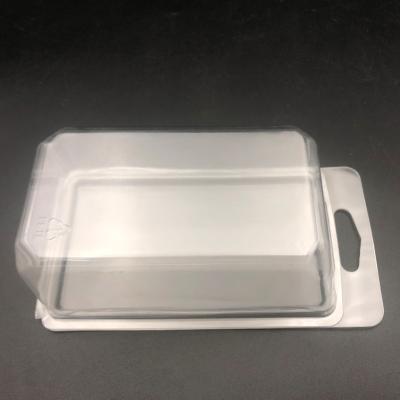 China plastic PET clear double clamshell  packaging  in customized size wholesale from China for sale