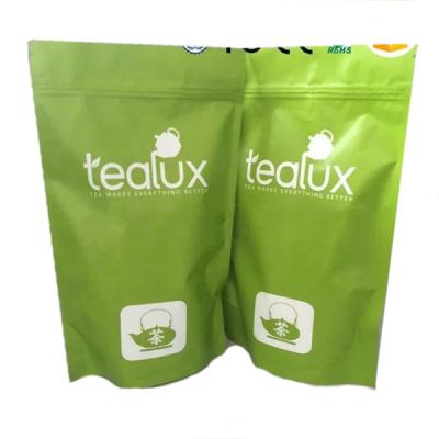 China coffee bags packaging  tea bag stand up pouch with zipper printing bags manufacture for sale