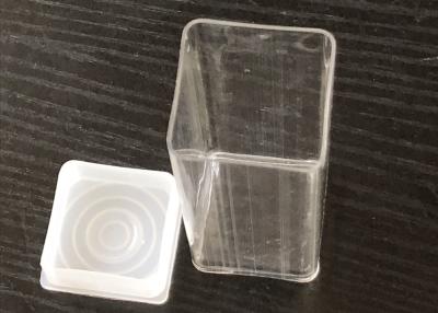 China Factory  plastic clear square tube with lids transparent packaging tube extrusion tube for sale