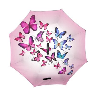 China Umbrellla 24inch Manufacturer China Umbrella Folding Rain Reverse Umbrellas Inverted Umbrella for sale