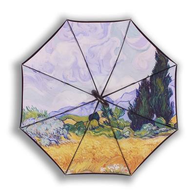 China Umbrellla handle mobile phone taobao kazbrella folding upside down free umbrella for sale