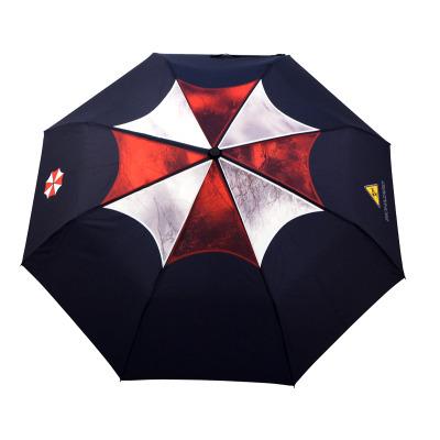 China Magicbrella Folding Umbrellla c Handle Full Reverse Printing Inverted Folding Umbrella for sale