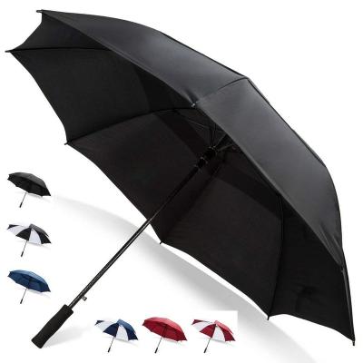 China Double Pivot Logo Customized Golf Rain Umbrella protects from the wind for sale